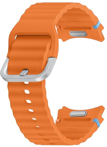 Samsung Sport Band (S/M) ET-SNL30 für die Galaxy Watch7 | Uhrenarmband, Sport Armband, Original Zubehör, elastisch, langlebig, guter Sitz, Orange