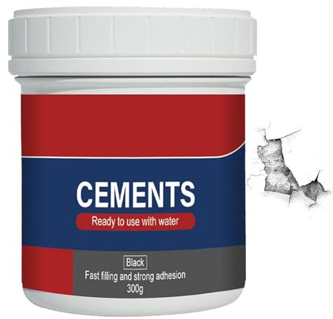 Reparación de grietas de cemento: cemento de relleno de grietas, reparación de piso de secado rápido, sellador de concreto resistente a la intemperie | Compuesto de parcheo impermeable con una fuerte