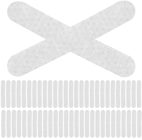 BESTYASH 150 Strisce Antiscivolo Adesive in Silicone per Grucce Cuscinetti Antiscivolo per Vestiti Nastro per Grucce Autoadesivo per Organizzazione Armadio e Protezione Capi Delicate