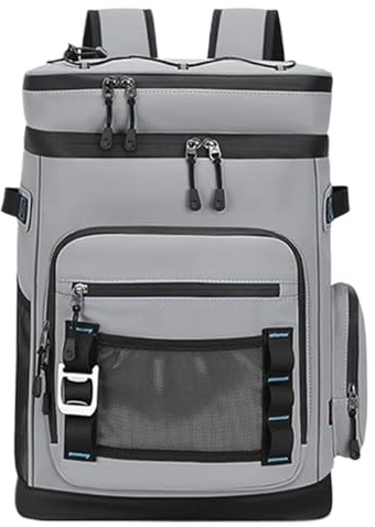 Borsa termica impermeabile isolata 18 l – Zaino refrigerante per alimenti senza perdite con isolamento termico, refrigerante portatile per viaggi su strada, attività all'aria aperta, tempo libero e