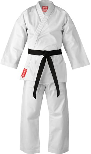 Blitz Silver Tournament Karate Suit - White, 2.5/155cm