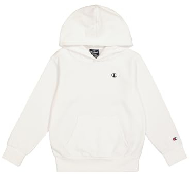 Champion Legacy Champion Basics B - Ultralight Powerblend Fleece, Sudadera con Capucha Niños, Bianco,