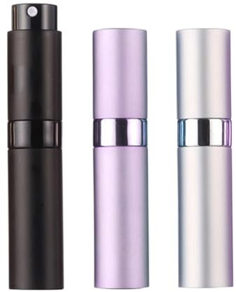 3pcs 10ml Perfume Atomiser Bottles,Refillable Perfume Bottle, Mini Refillable Empty Perfume Bottle Portable,Leak-Proof Perfume Packaging For Perfume Aftershave Travel Holiday And Night Out