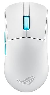 ASUS ROG Harpe Ace Aim Lab Wireless Esports Gaming Mouse – Aim Lab Settings Optimizer, Pro-Tested, Right-Handed, 54g Lightweight, Tri-Mode Connectivity, 36K DPI, 90Hr Battery, PC/Mac Support - White