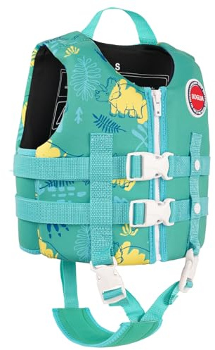 Boglia Kids Swim Vest Toddler Float Jacket Swimming Aid for Boys and Girls,Children Float Swimsuit with Adjustable Safety Strap for Age 2-9 Years/22-50Lbs