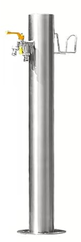 Wasserzapfstelle Brunnen Wasserzapfsäule für Garten Stand Wasser Zapfsäule Säule, 304 Edelstahl, UV- & frostbeständig