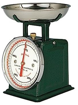 CRBUDY Semplice e squisita Bilancia da Cucina Meccanica a Molla in Metallo, Bilancia per Verdure di Colore Solido, Bilancia da Cucina, Bilancia Facile da Usare