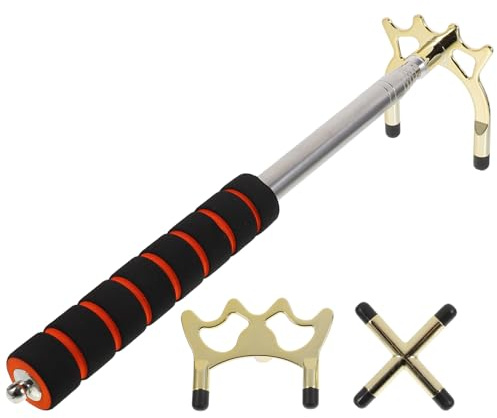 VICASKY Pont de Queue de Billard Rétractable avec Tête Amovible Haute et Basse Accessoire Portable pour Table de Billard et Snooker Support Pratique pour Queue