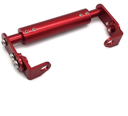 Téléphone Navigation Moto Support Navigation GPS Téléphone Barre D'extension Universelle Moto Tout-terrain Petite Cylindrée(Red)