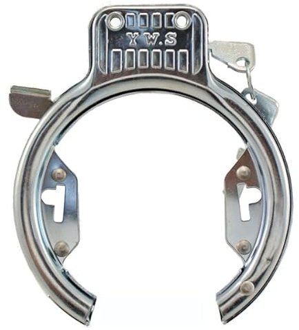 cyclingcolors 1x Lucchetto per bicicletta, diametro 8 mm x lunghezza 119 mm, serratura a chiave, attacco al telaio