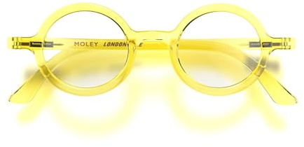 LONDON MOLE® Moley gafas de lectura | Lectores geniales de forma redonda | Hombre y mujer unisex | Bisagras de resorte