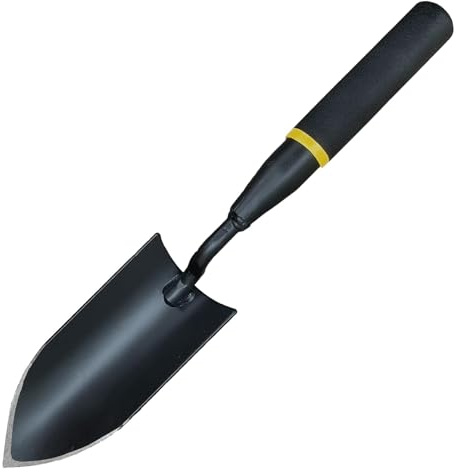NIZEFEI Pala de mano de acero al manganeso de con hoja afilada, ideal para excavar, plantar y actividades de exploración, una pala de mano verdaderamente multiusos