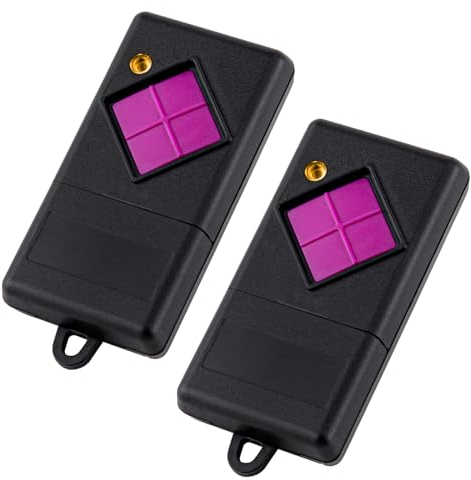 pepape 2 Stück Garagentor Handsender für Dickert MAHS433-01, MAHS433-04, S10-433A1L00, S5-433A2L00, Nur Kompatibel mit Dickert 433,92MHz Garagenfernbedienung mit 10 Dip-Schalter