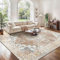 GENIMO Washable Rugs for Living Room 120x170cm, Vintage Boho Area Rugs with Non-Slip Backing, Machine Washable, Indoor Low-Pile Rugs for Kitchen, Dining Room, Home Office, Bedroom