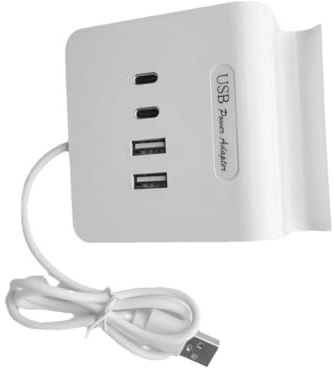 Snabb hastighet USB C-adapter 4-port USB 2.0 expanderare kompakt design bred kompatibilitet för laptop-tillbehör kompakt typ C-adapter för resor
