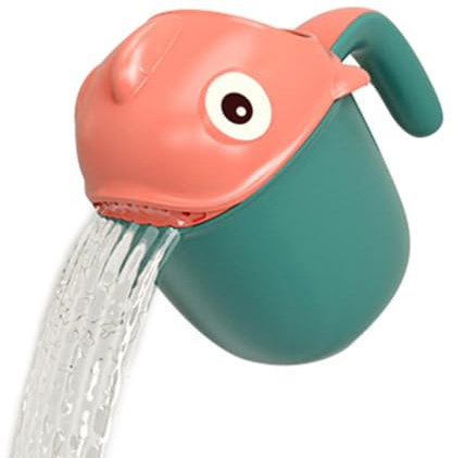 Vaso de enjuague de baño para niños Enjuagador De Champú Con Dibujos | Vaso Enjuagador Para Los Niños En La Bañera En El Hogar Apartamento Viajes Ducha Bañera Y Lavado
