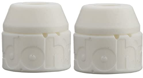 Shorty's White Doh-Doh Bushings 98a Very Hard (2 sets) For Skateboards & Longboards