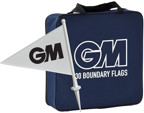 Gunn & Moore GM | Cricket Boundary Flags | Set of 30 Flags | Including Carry Bag