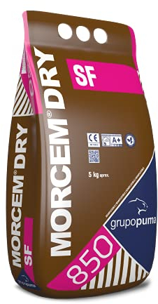 Morcem Dry SF: Mortero impermeable monocomponente para impermeabilización en:duchas, fuentes... Saco 5 kg. Grupo puma