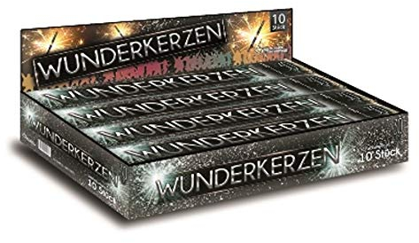 Wunderkerzen Startrade 300 Stck. im Display ca. 30 cm für Party Hochzeit Geburtstag Silvester von Aktivhandel 102892