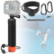 TUZHE Schwimmer Handgriff, Action Cam Zubehör Handler für Go Pro Hero 12/11/10/9/8/7/6/5/4/3, Unterwasser Handstick mit Sicherheitsgurt und Armschlaufe