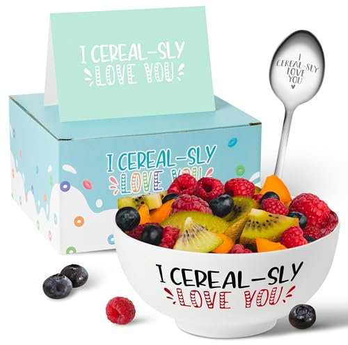 R HORSE 44Oz Oversized Funny Cereal Bowl Gift Set