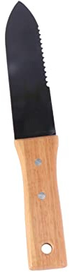 Coltello coltelli giardinaggio hoe zappatrice Affilato work tagliaerbacce pala a mano strumento di scavo del terreno pala scavatrice strumento scavatore Acciaio inossidabile Black YARNOW