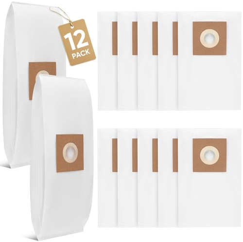 LBLVBNEWD 12 Pack Type Y Filter Vacuum Bags for Hoover WindTunnel Upright Style Y, Z, YZ Vacuum Cleaners, Replaces Parts 4010100Y, AH10040, 902419001