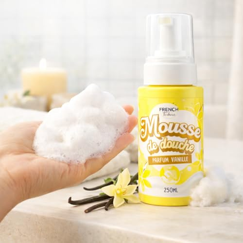 Mousse de douche 250ml - Senteur Vanille - FRENCH TENDANCE
