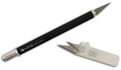 Toga OU07 - Coltello di precisione in Metallo, 1 x 15 x 1 cm, Colore: Nero