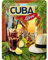 Nostalgic-Art Retro Blechschild, 15 x 20 cm, Cocktail-Time – Cuba Libre – Geschenk-Idee als Bar-Zubehör, aus Metall, Vintage Design, Blechschilder Sprüche