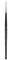 da Vinci 35 Serie Tobolsky-Kolinsky Sable Wasserfarbe Nummer 2 Pinsel, Borsten, rot, 18,3 x 0,09 x 30 cm