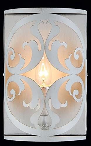 Casa Padrino Barock Wandleuchte Creme Gold 18 x H 27 cm Antik Stil - Wandlampe Wand Beleuchtung