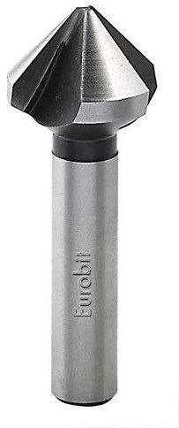 Fresa a svasare a 90° con 3 Taglienti in Acciaio HSS, mm 31