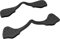 2 Paar Ersatz-Nasenpads für Oakley Radar EV Path XS OJ9001 Sonnenbrille, Schwarz , Einheitsgröße