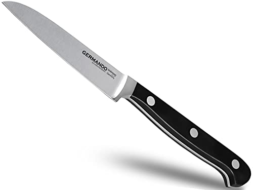 Gemüsemesser Solingen Schälmesser Geschmiedet aus Rostfreiem Edelstahl Made in Germany Allzweckmesser Universal Messer mit Scharfem und Präzisem Schnitt zum Schneiden von Obst und Gemüse