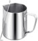Milk Frother Jug Coffee Machine,350ml/12oz 304 Stainless Steel Milk Pitcher Cup with Decorating Pen,Metal Barista Accessories Cappuccino Latte and Espresso,Dishwasher Safe