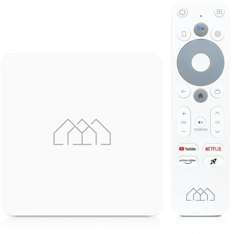 AB-COM Homatics Box R Lite 4K Smart TV Media Player Client Android TV 11 Flash eMMC 16GB Bluetooth 5 100Mbps Fast Ethernet LAN Port Chromecast 4K Ultra HD AV1