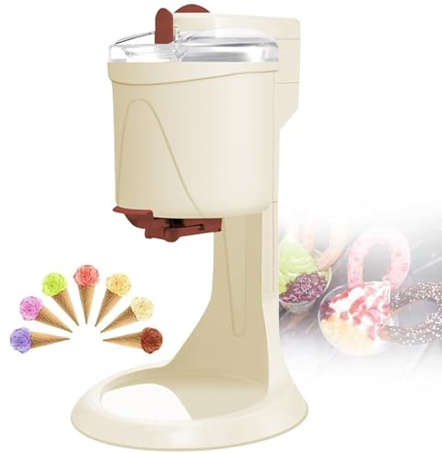 URJWAN Machine à CrèMe GlacéE pour Enfants à La Maison, Machine à CrèMe GlacéE Molle, Machine à Desserts, Machine à CrèMe GlacéE Domestique, Profitez De Friandises Faites Maison
