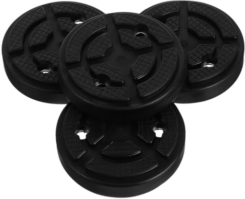 Amosfun Pack of 4 Rubber Pad Lifting Support Rubbers Support Point Pad Jacking Heavy Rubbers for Lifting Platforms Post Lift Pads Pad Lifting Car Lift Pad Stands Black