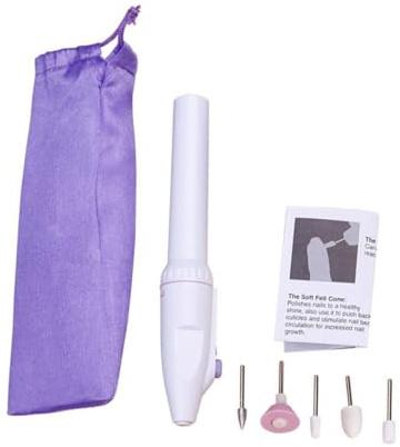Healvian Polisseuse Électrique Portable Pour Ongles Usb Mini Manucure Multifonction Compacte Pour Nail Art Et Soins à Domicile