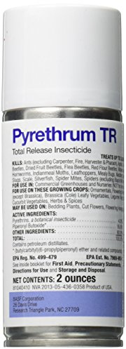 BASF Pyrethrum TR Total Release Fogger - Botanical Insecticide - 6000 Sq Ft Coverage - Greenhouse Pest Control