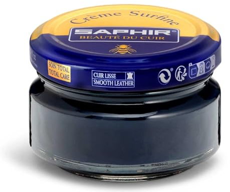 Saphir Cirage Crème Surfine Pommadier, Bleu Marine, 50 ml