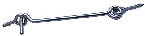 50 X GANCIO tempesta con 2 occhielli 4.40 X 100 in acciaio inox A2