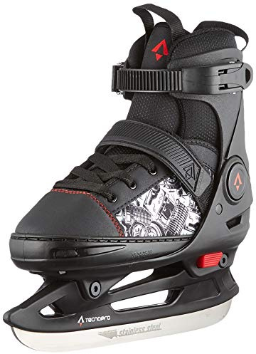 Tecnopro 270609 Unisex Niños Zapatos de Hockey Hierba, Negro (Black/Red 901), 33 EU