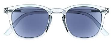 SILAC - Sol Cristal 7551 - Gafas de Sol y de Lectura Unisex - Cuadradas - Para Mujeres y Hombres - Lentes de Sol y de Cerca - Ligeras y Resistentes - Dioptrías +3.00 - Transparentes