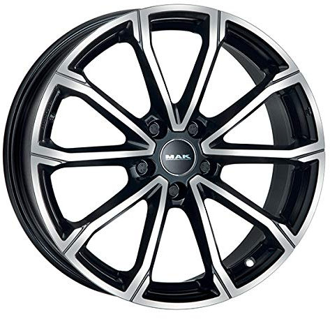 CERCHIO IN LEGA MAK DaVinci 6.5x16 5x98 ET 39 BLACK MIRROR