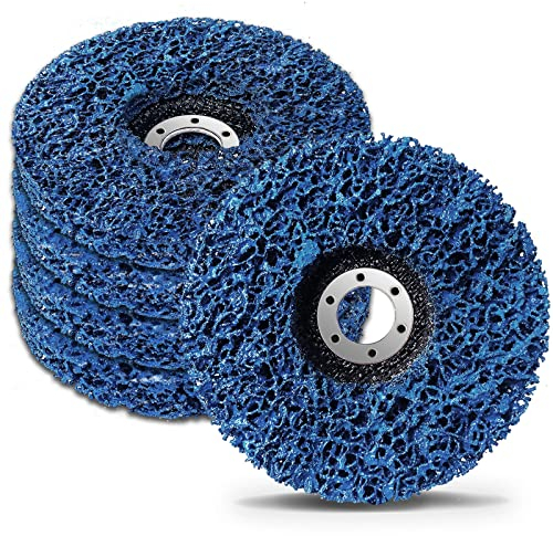 OBA Disco In Polietilene Disco Da 5 Pezzi 115 mm Disco Per Lucidatura Disco In Polietilene Dischi Per Vernice Rimozione Della Ruggine Strumento Pulito Ruota Abrasiva Per Smerigliatrice Angolare