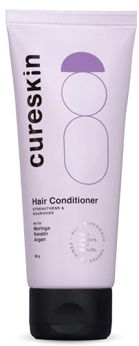 Cureskin Keratin Smooth Conditioner mit Moringa, Keratin und Argan | Stärkt und pflegt, 80 g (1er Pack)