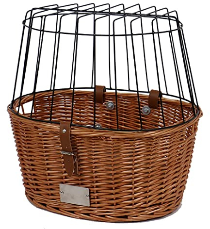 duvoplus, Provence Cestino per Bicicletta Manubrio & Cuscino 48 x 33 x 44 cm - Max. 13 kg, Trasporto, Cane